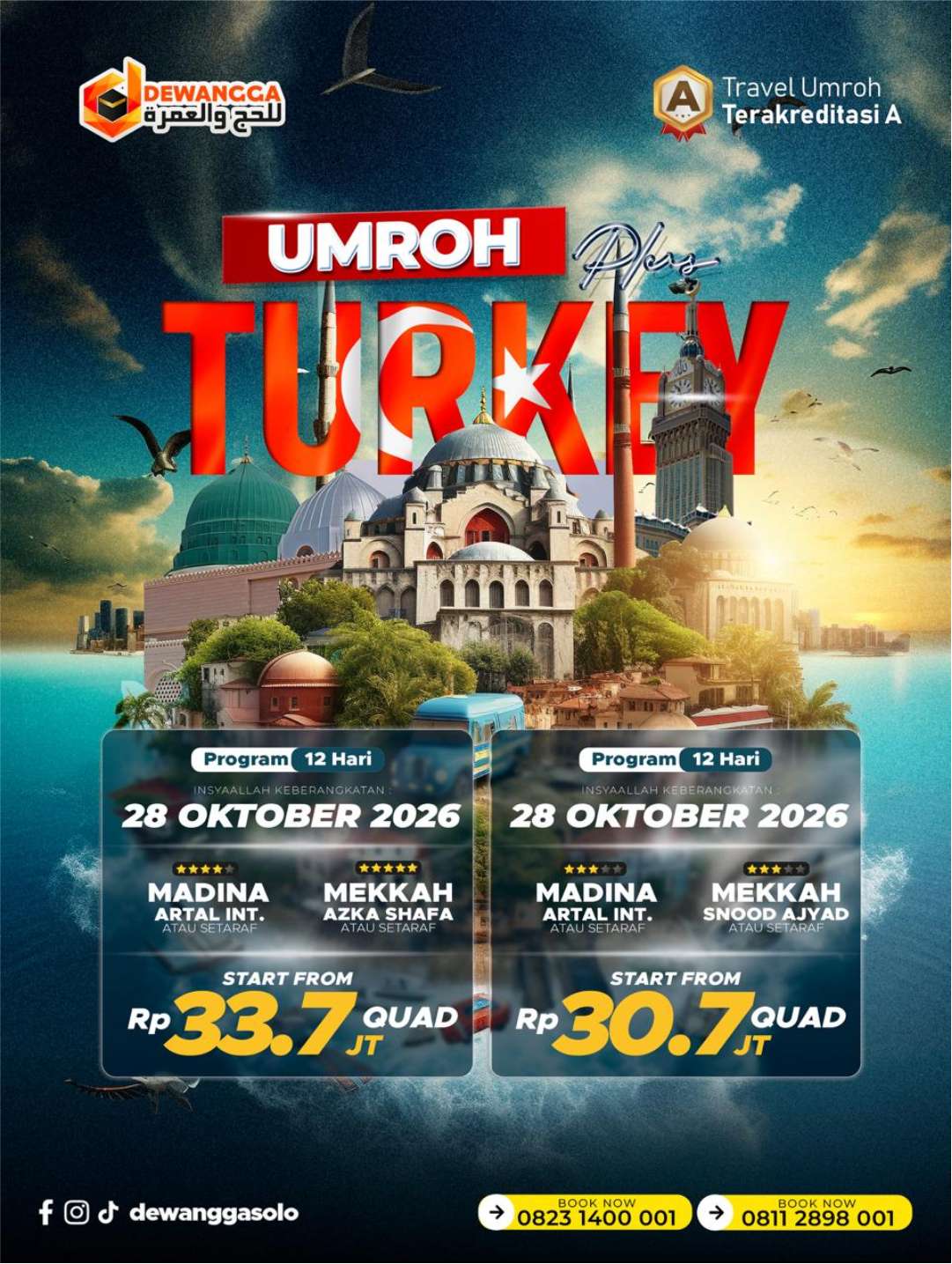 Dewangga Umroh Solo Plus Turki Oktober 2026
