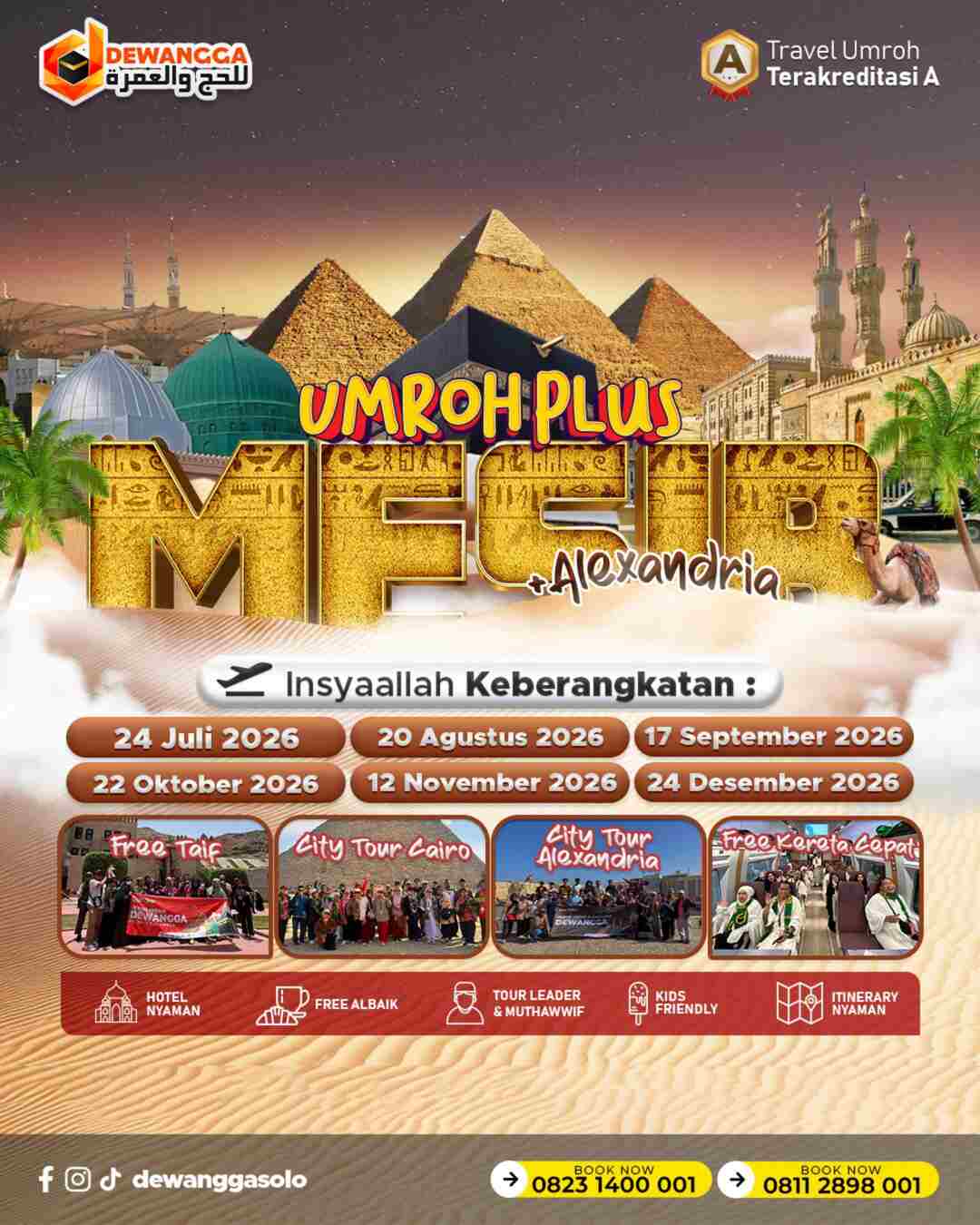 Dewangga Umroh Solo Plus Mesir 2026 (Plus Alexandria)