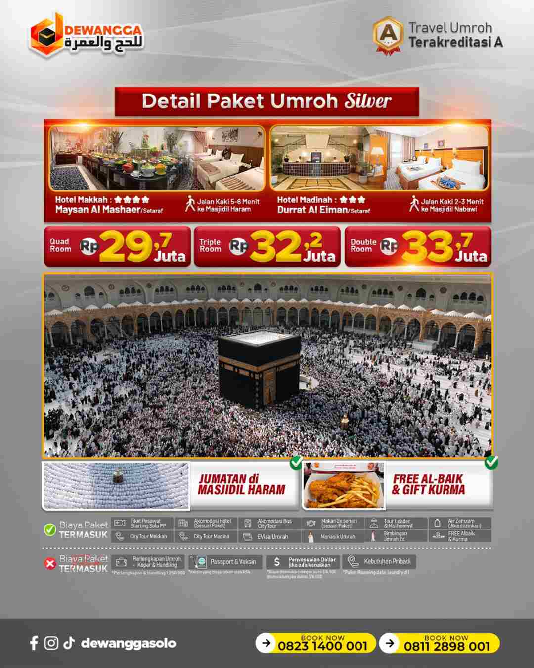 Detail Paket Promo Spesial Umroh Solo Silver Juli 2026