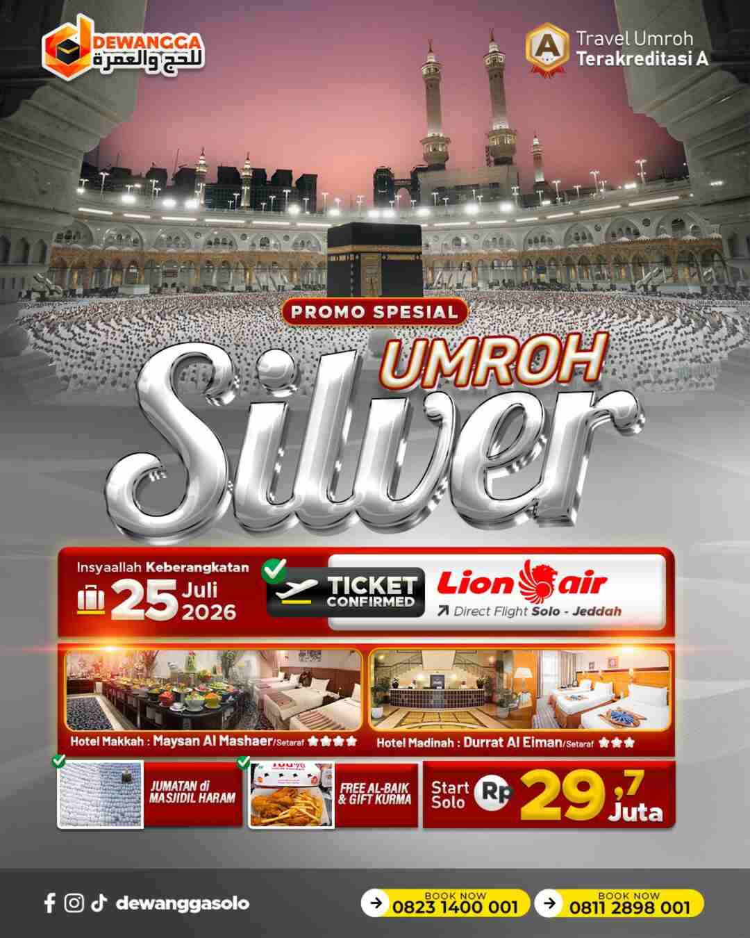 Dewangga Promo Spesial Umroh Solo Silver Juli 2026