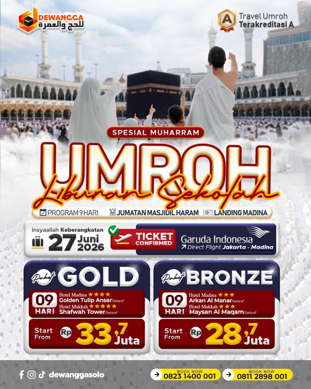 Dewangga Paket Umroh Spesial Muharram Juni 2026