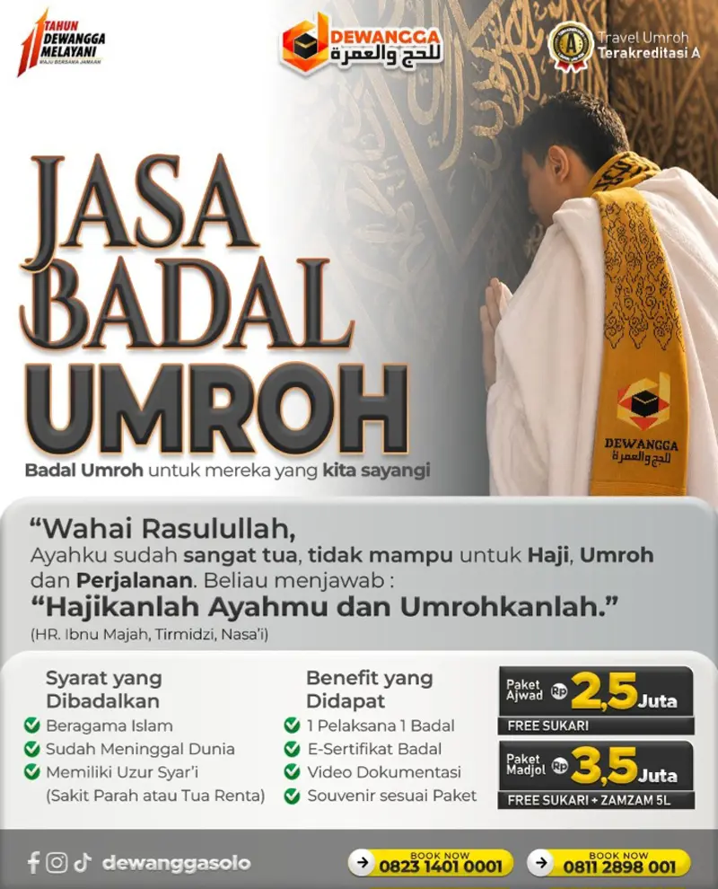 Layanan Badal Umroh Solo